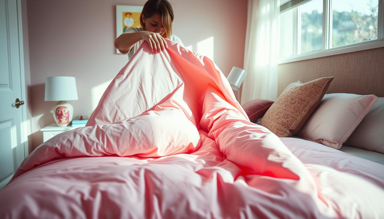 best way to put on a duvet cover