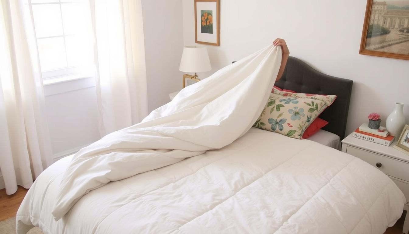 duvet cover technique