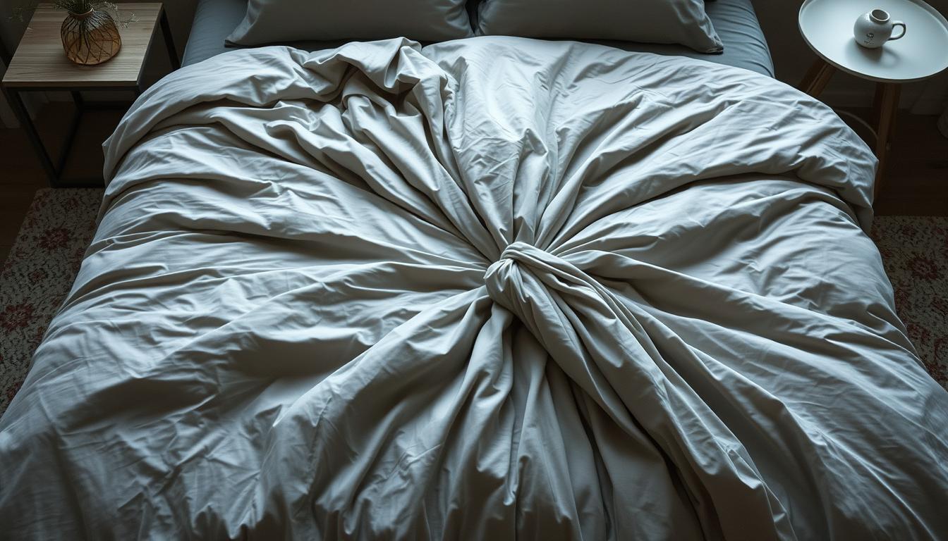 how to tie duvet cover without loops