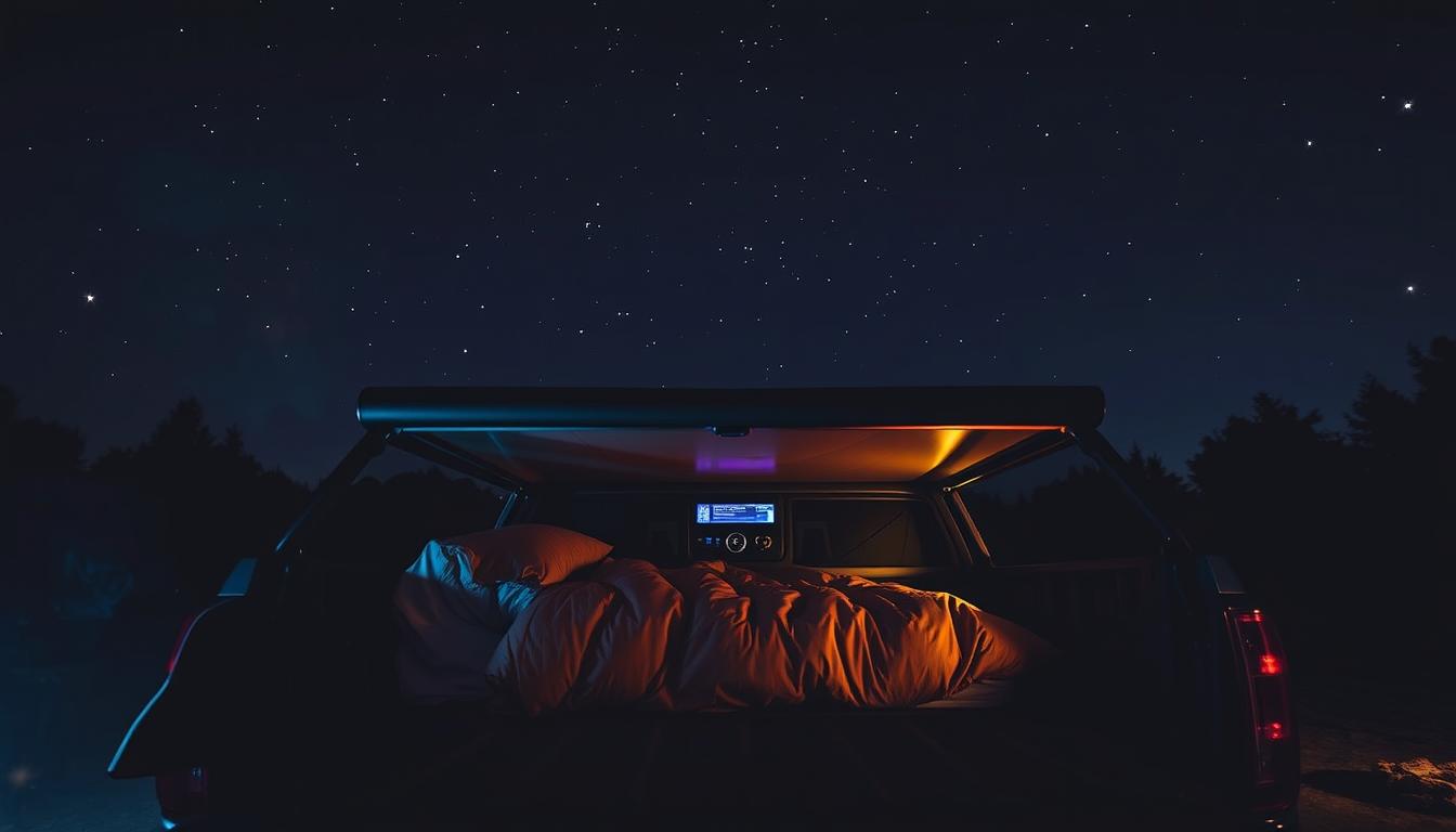 truck bed camping