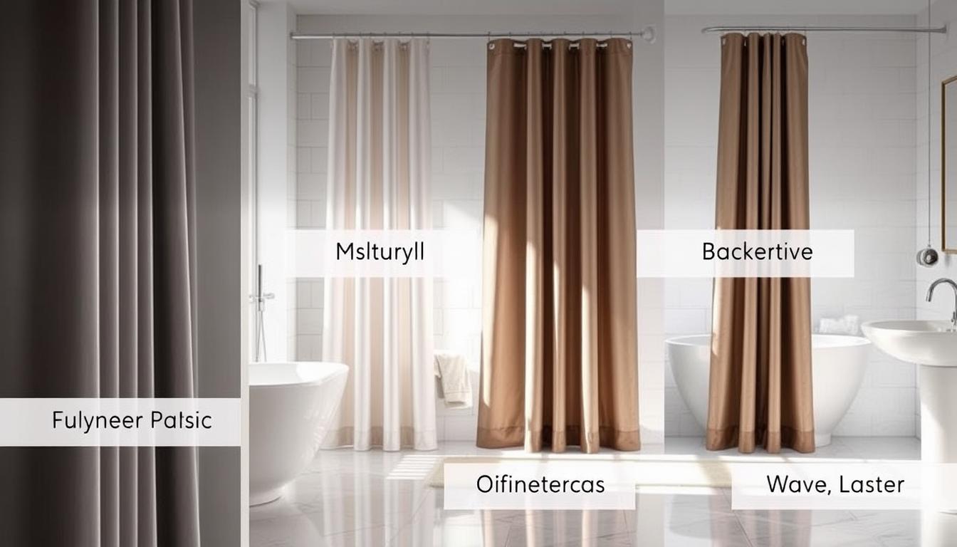 Mold-resistant shower curtain materials