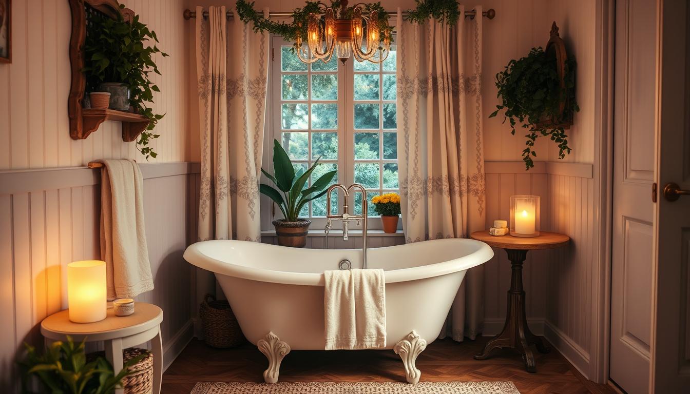 clawfoot tub decor