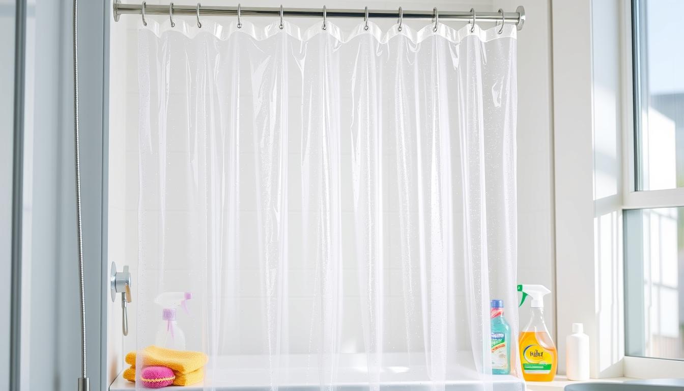 clear shower curtain maintenance