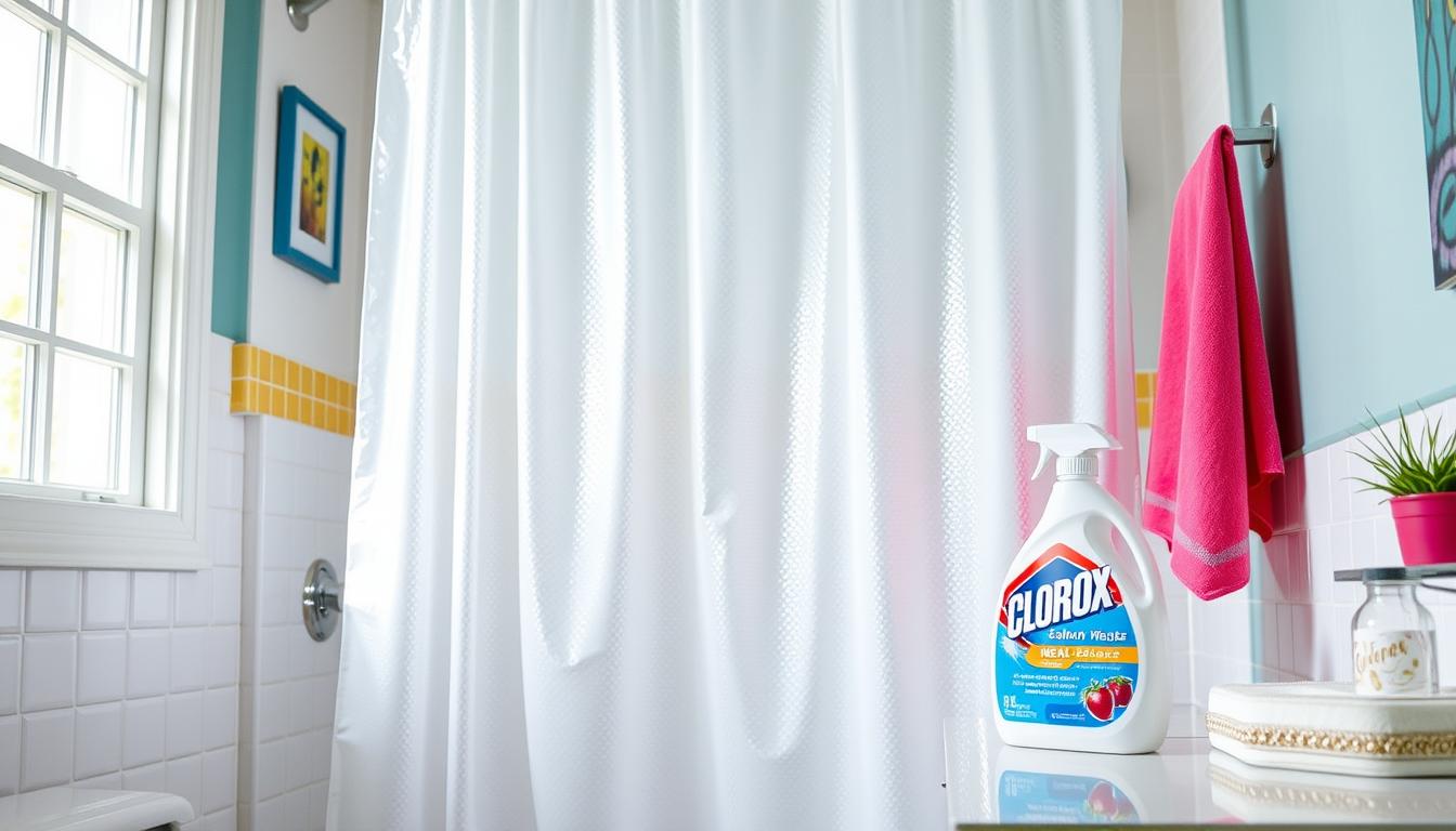 clorox shower curtain cleaner