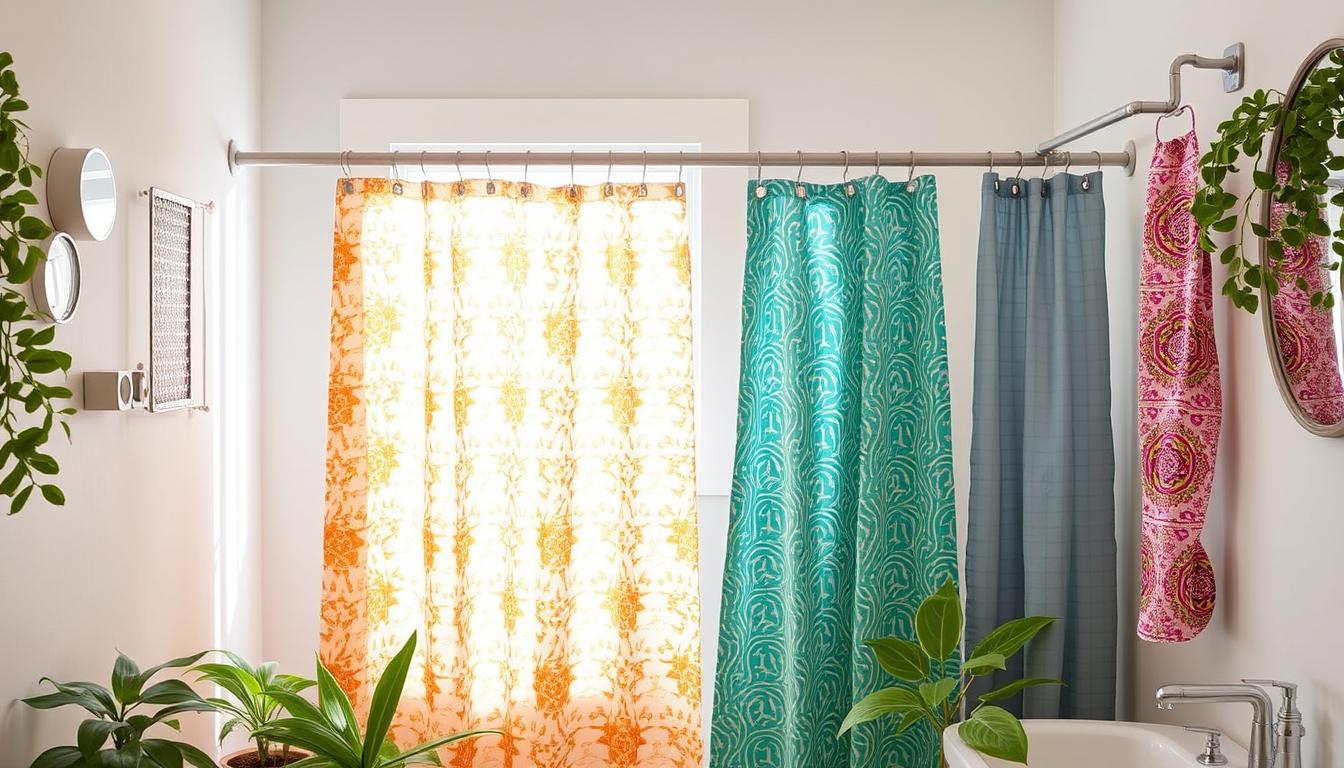 creative shower curtain hanging techniques