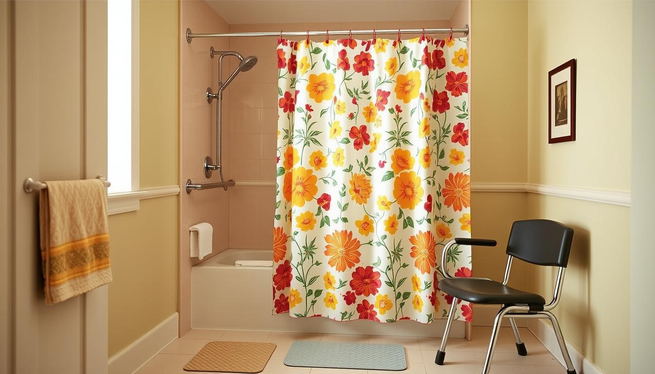 shower curtain for elderly