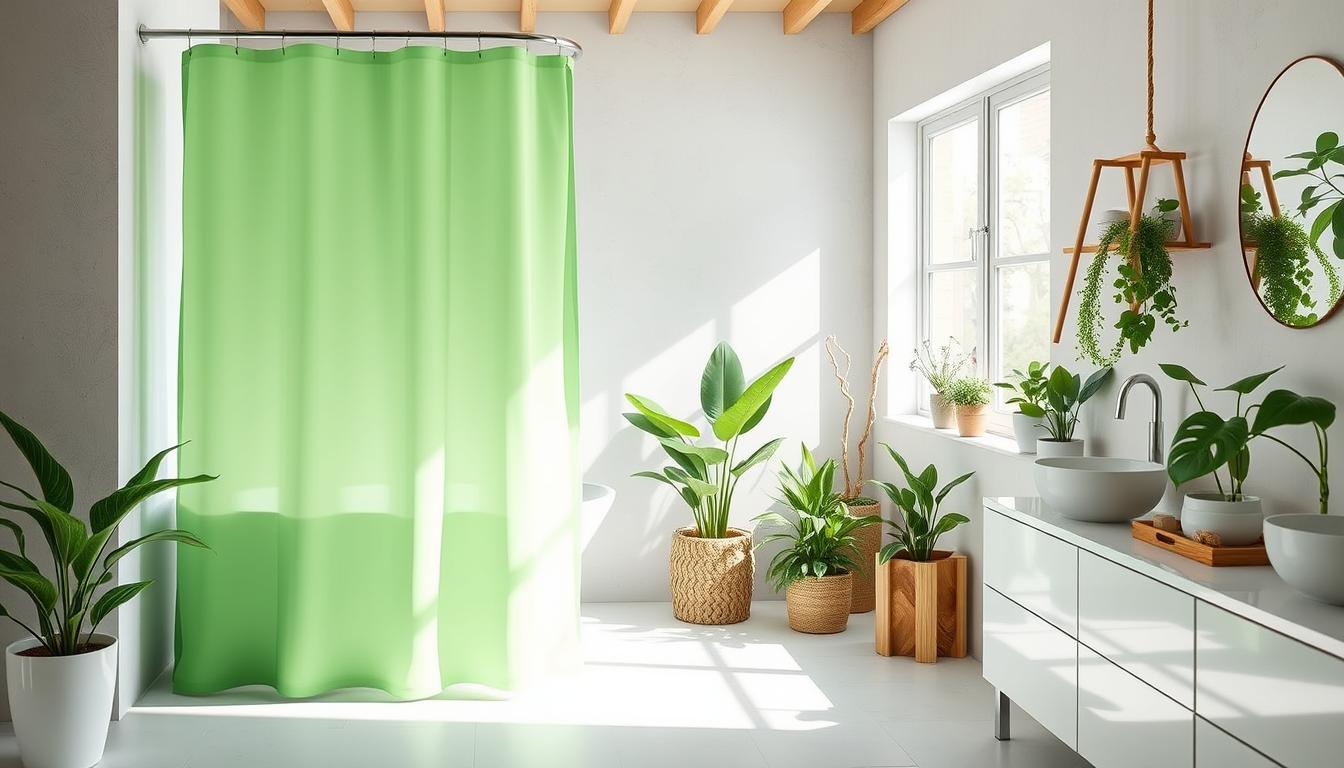 Eco-friendly shower curtain