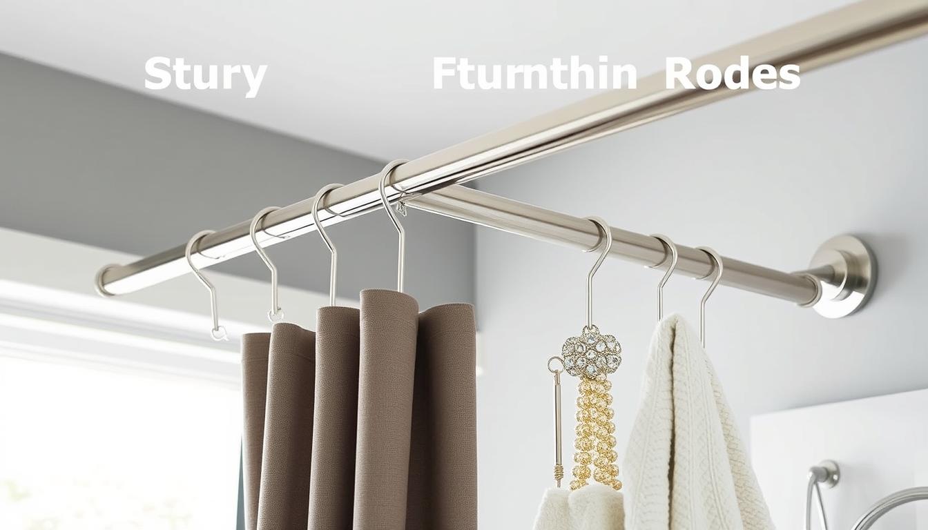 Shower curtain rod weight capacity