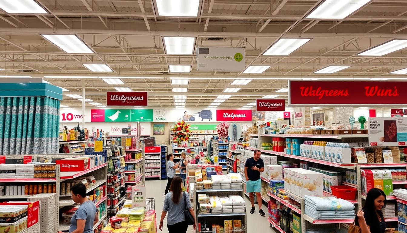 Walgreens home goods section