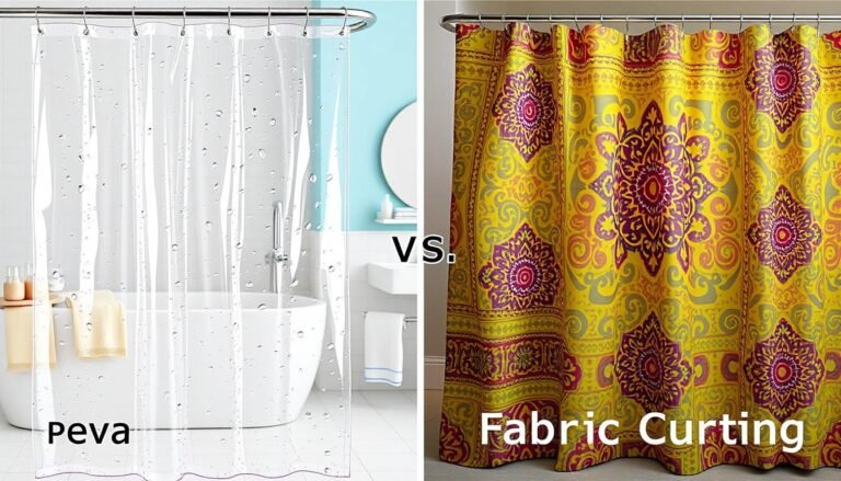Peva versus fabric shower curtain comparison