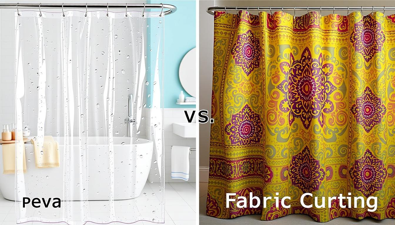 Peva versus fabric shower curtain comparison