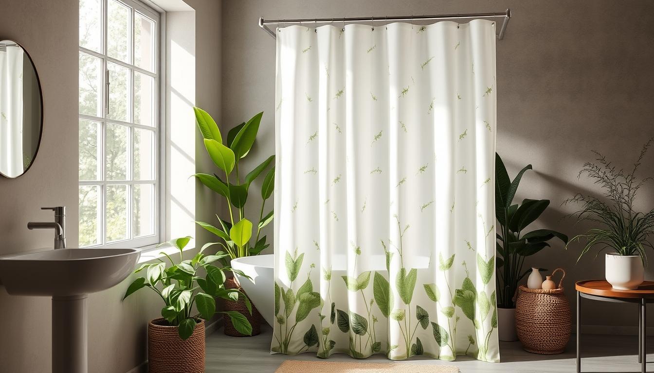 eco-friendly shower curtain