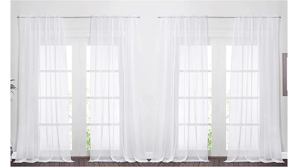 elegant sheer window treatment