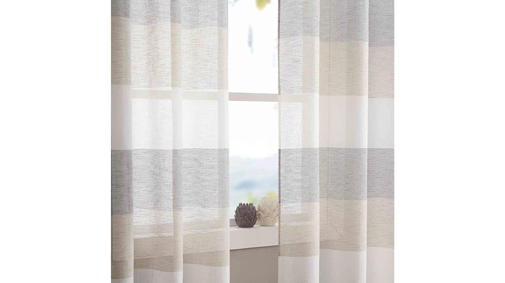 elegant striped curtain design