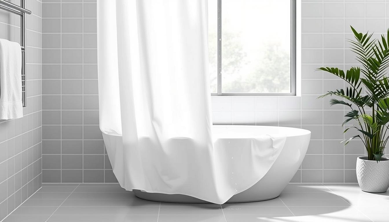 magnetic shower curtain liner