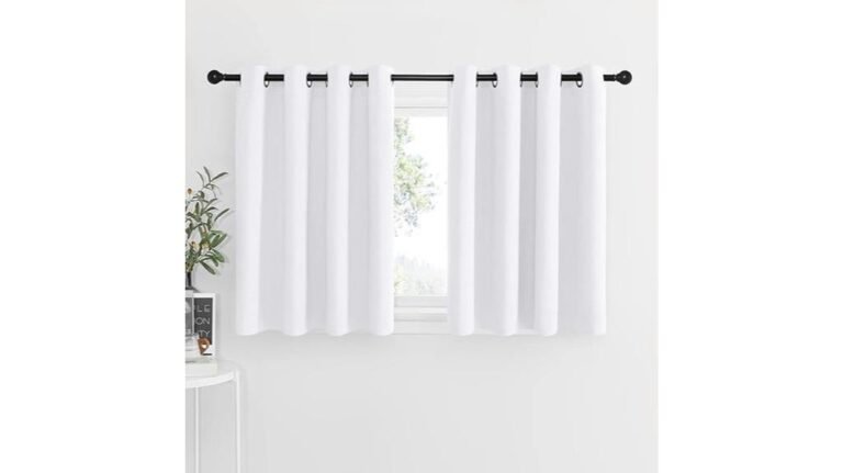 nicetown short window curtains