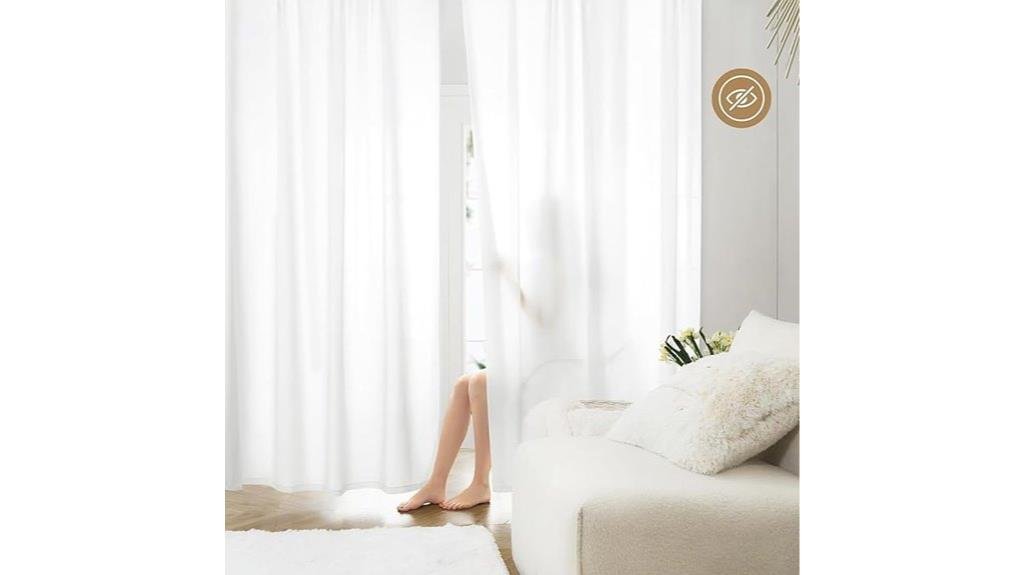 privacy sheer curtains review