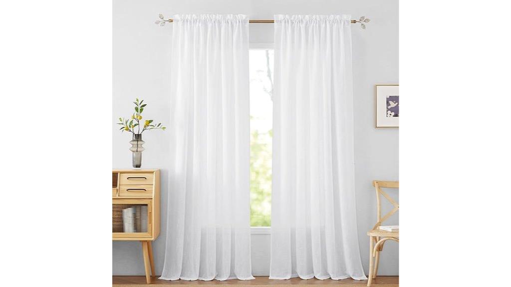 ryb home white curtains