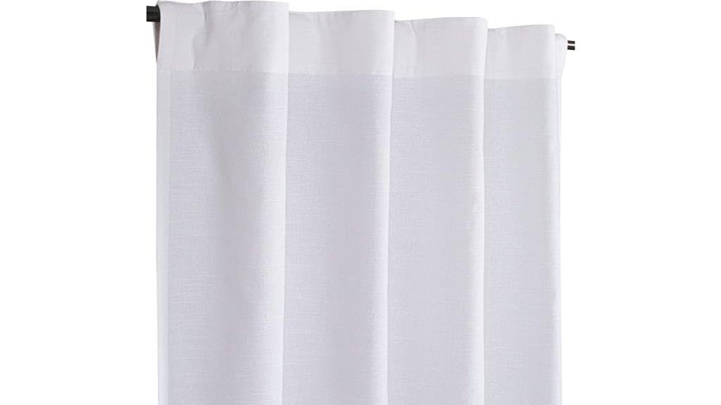 stylish white curtain choice