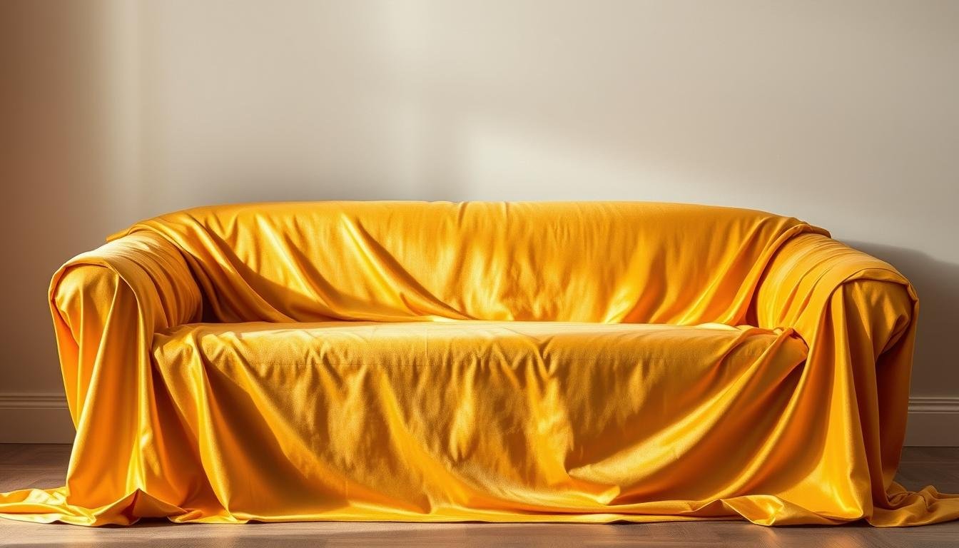 gold sofa covers