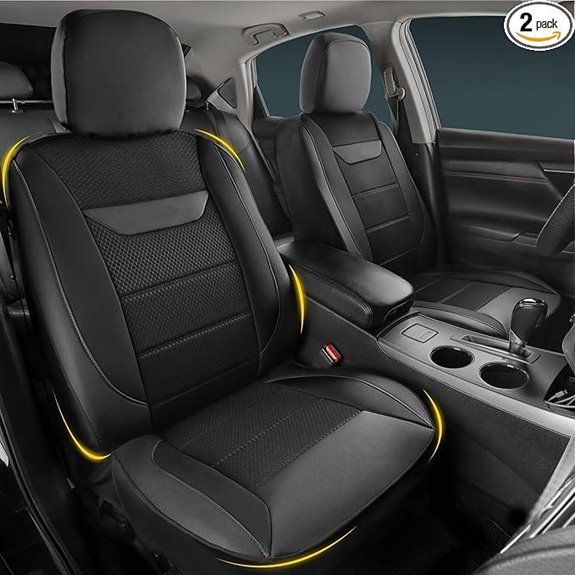 Kingphenix 2 Pack Memory Foam Car Seat Covers