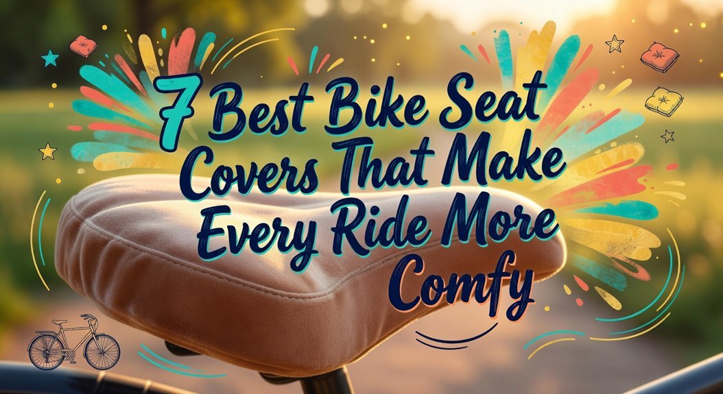 comfortable bike seat covers