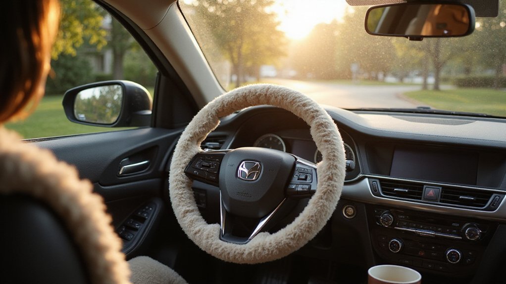 adorable cozy steering covers