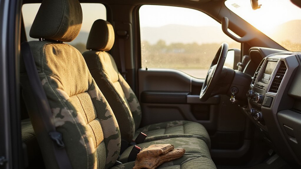 camouflage seat covers selection