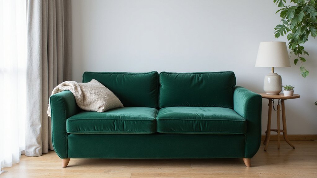 luxurious velvet sofa covers
