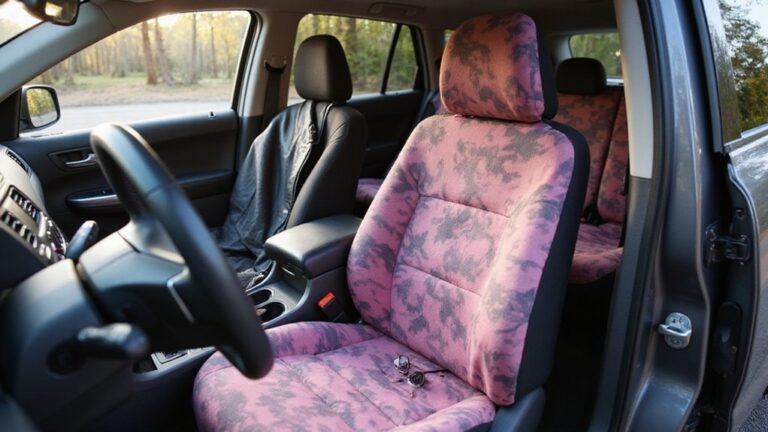 pink camo seat covers