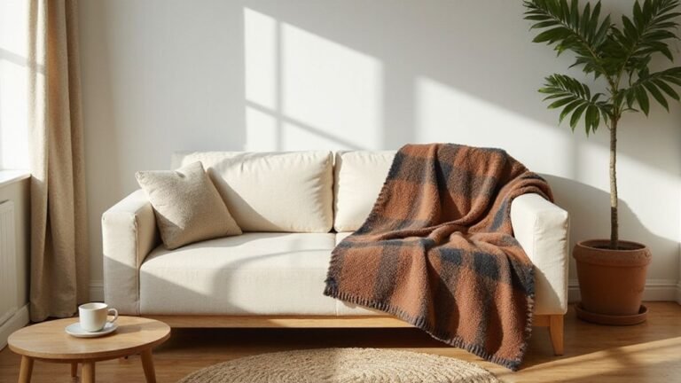 plaid sofa covers makeover