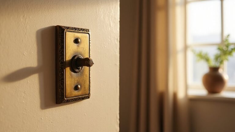 antique brass switch covers