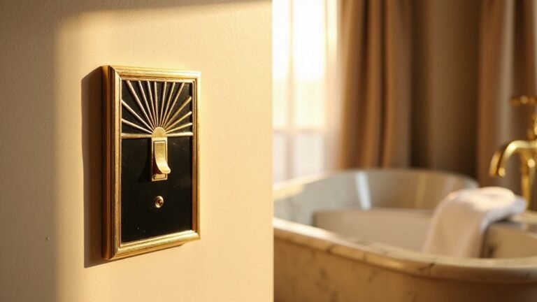 art deco light switches