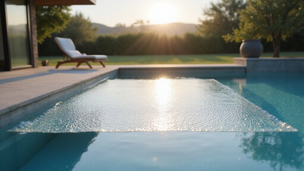 clear heat trapping pool covers