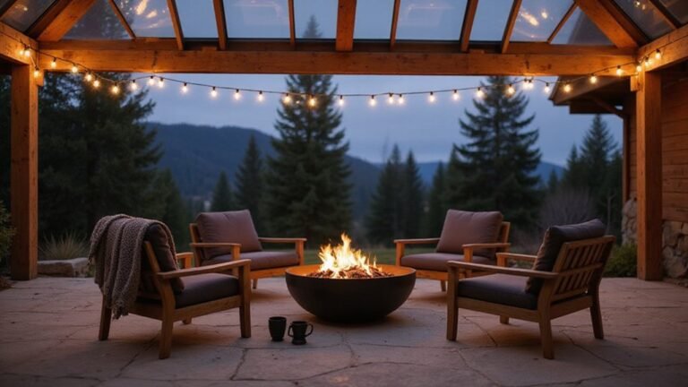 cozy fire pit patios