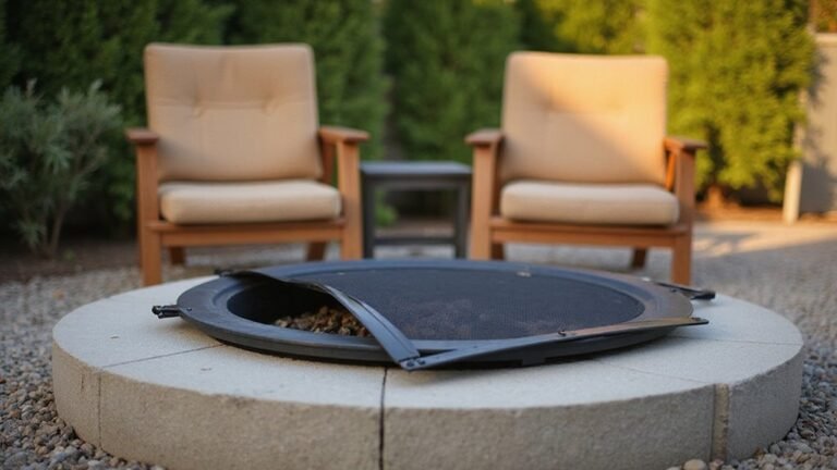 fire pit spark protection