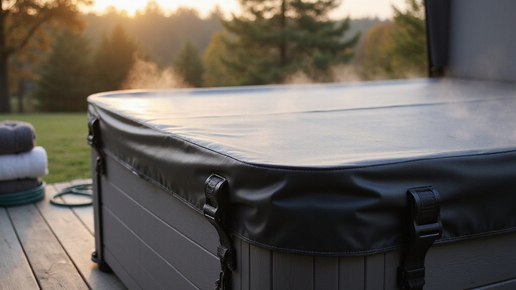 hot spring covers with heat lock
