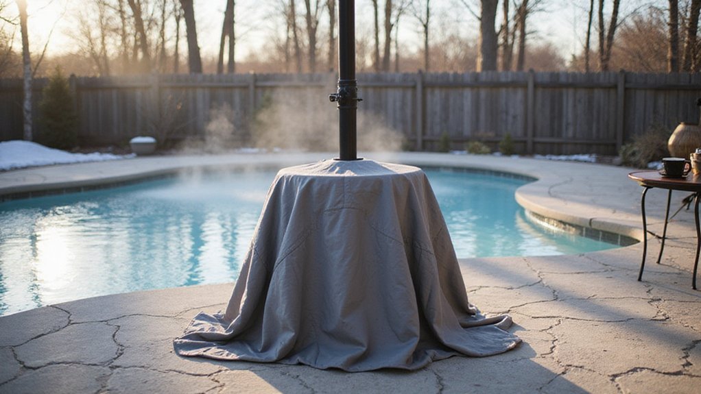 top pool heater covers