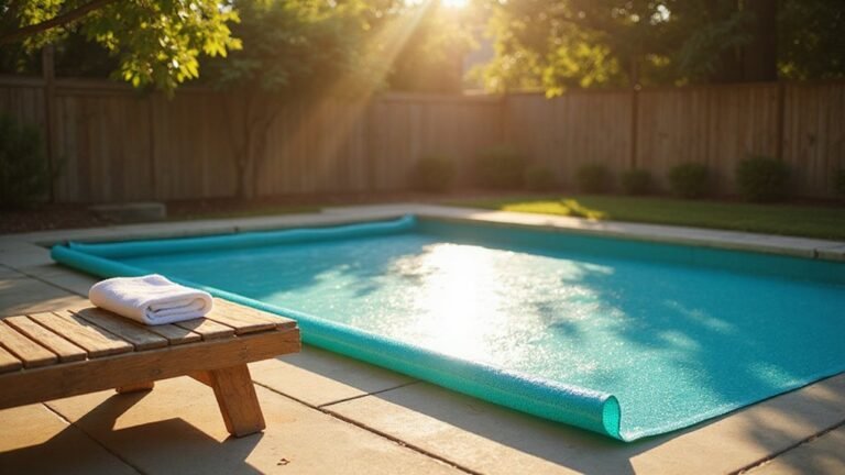 top pool heating covers